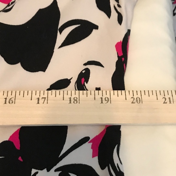 DANA KAY Open Front Cardigan Jacket Cotton Floral Black Pink Womens Plus Size 14 - Picture 15 of 16